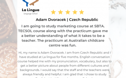 La Lingua language School - Adam